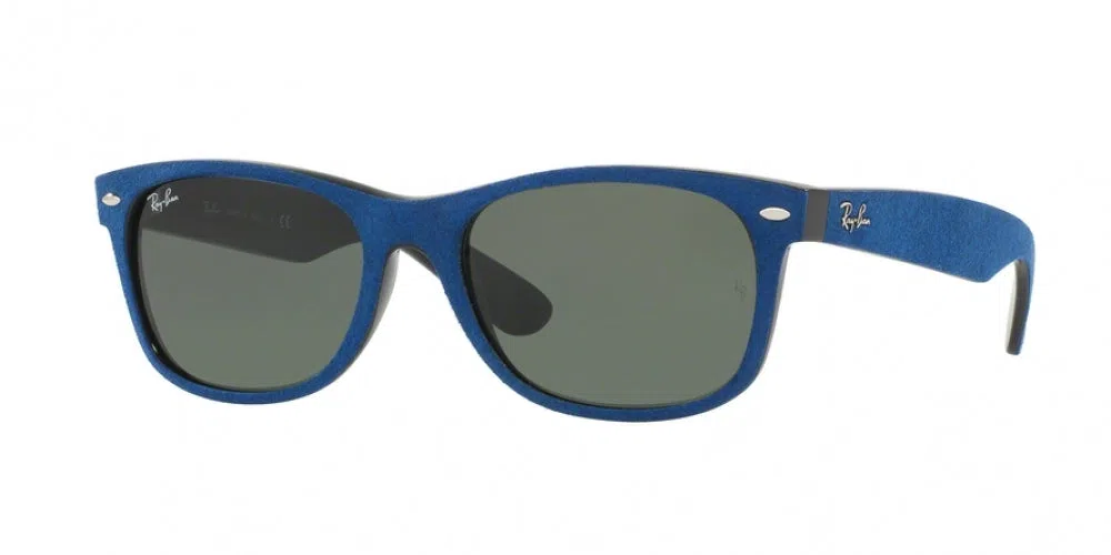 Ray Ban New Wayfarer 2132 Sunglasses - Medium - 55mm - Black - view 95